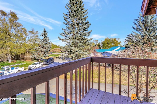 4230 Woronzof Dr # D, Anchorage, AK 99517 - view of wooden terrace