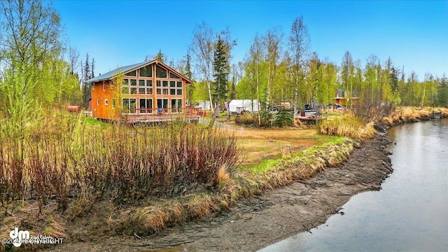view of back of property