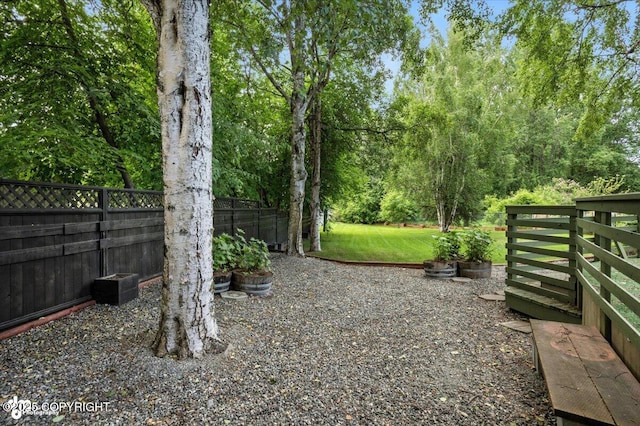 3337 Madison Way, Anchorage, AK 99508 - view of yard