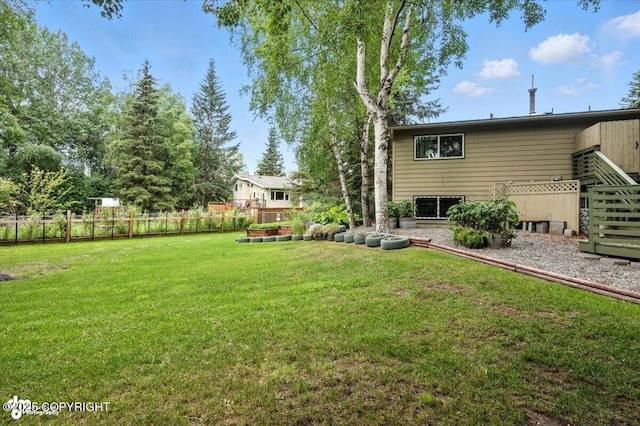 3337 Madison Way, Anchorage, AK 99508 - view of yard