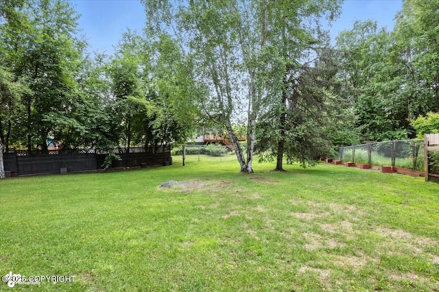 3337 Madison Way, Anchorage, AK 99508 - view of yard