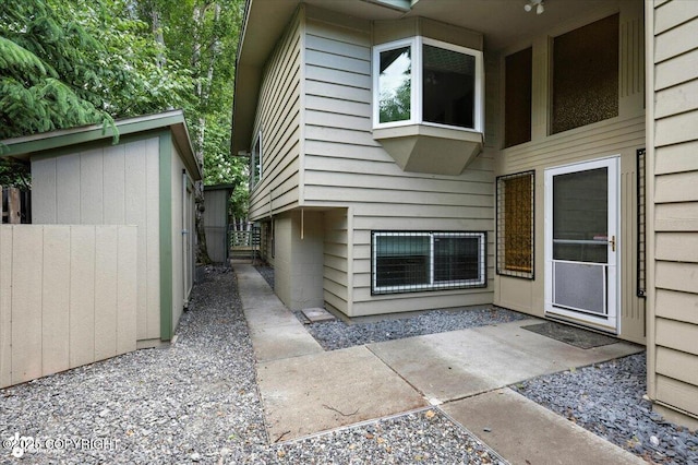 3337 Madison Way, Anchorage, AK 99508 - entrance to property featuring a patio
