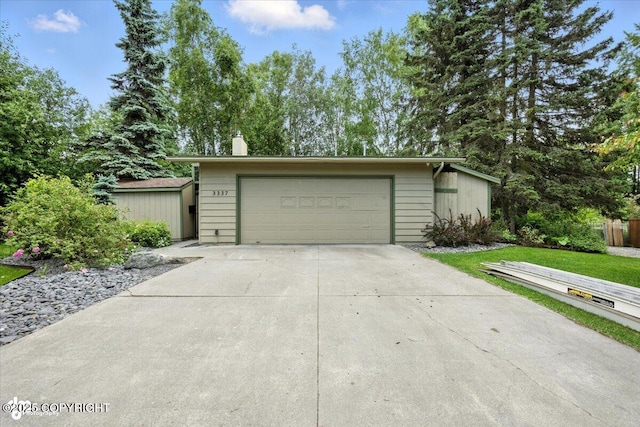 3337 Madison Way, Anchorage, AK 99508 - view of front of home with a chimney