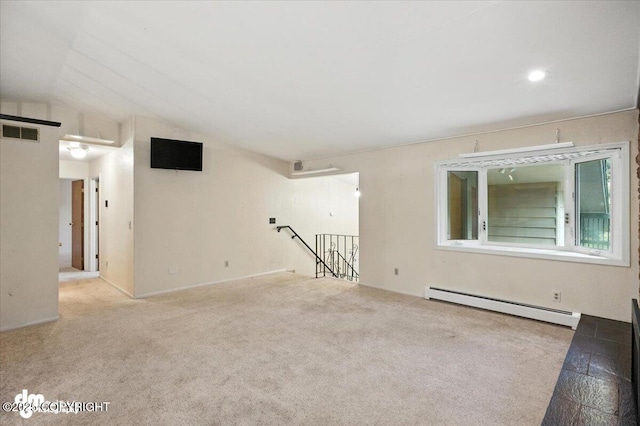 3337 Madison Way, Anchorage, AK 99508 - carpeted empty room with a baseboard radiator