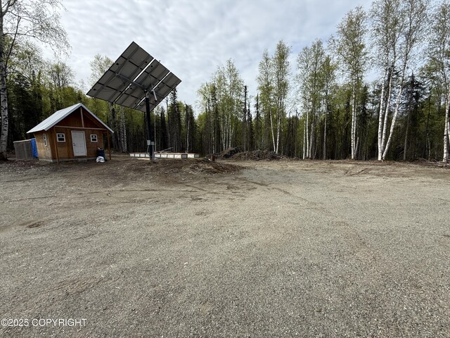 26155 W Long Lake Rd, Willow, AK 99688 - view of yard featuring an outdoor structure