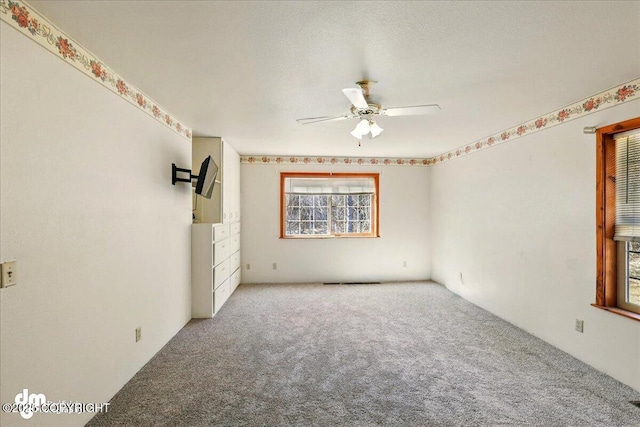 36115 Mackey Lake Rd, Soldotna, AK 99669 - unfurnished room with ceiling fan and carpet flooring