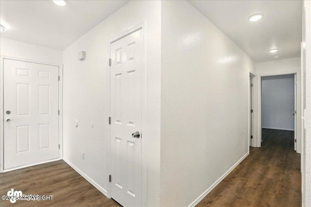961 E Dellwood St, Wasilla, AK 99654 - corridor with wood finished floors and baseboards