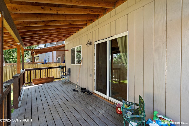 1957 Terrebonne Loop, Anchorage, AK 99502 - view of wooden terrace