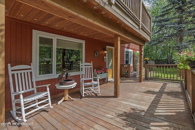 1061 E Agate Ln, Wasilla, AK 99654 - view of deck