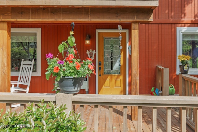 1061 E Agate Ln, Wasilla, AK 99654 - entrance to property with covered porch