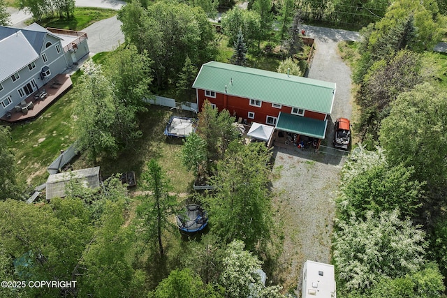 1061 E Agate Ln, Wasilla, AK 99654 - aerial view of property and surrounding area