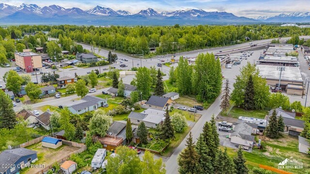 4313 Lois Dr, Anchorage, AK 99517 - drone / aerial view of a mountainous background