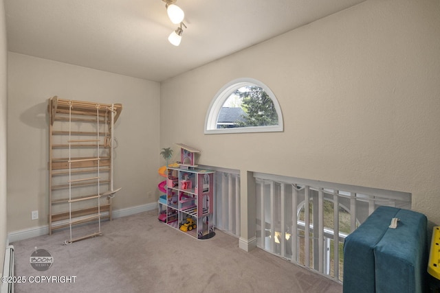 9224 Geese Cir, Eagle River, AK 99577 - recreation room featuring carpet and baseboards