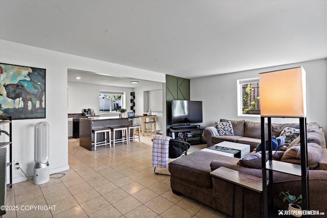 437 E 14th Ave, Anchorage, AK 99501 - living room featuring light tile patterned floors