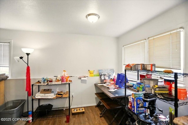 4109 Garfield St, Anchorage, AK 99503 - home office with wood finished floors and baseboards