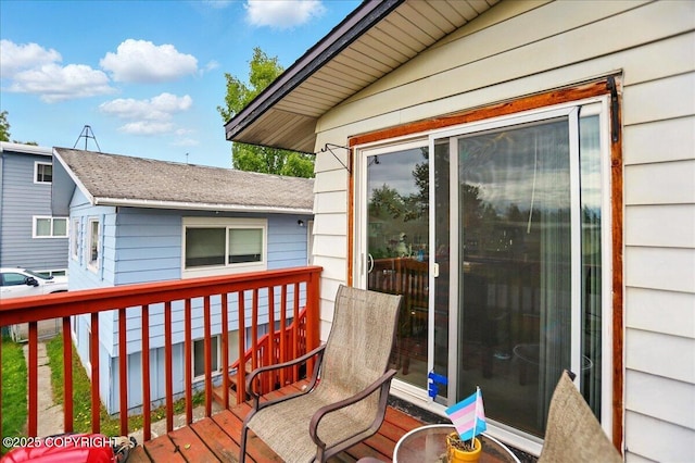 4109 Garfield St, Anchorage, AK 99503 - view of wooden deck