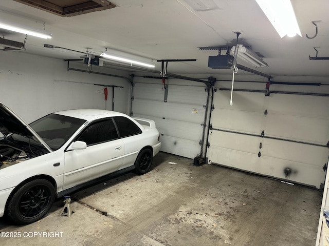 4109 Garfield St, Anchorage, AK 99503 - garage with a garage door opener