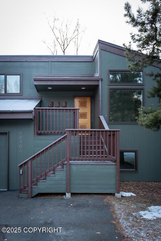 19404 Middleton Loop, Eagle River, AK 99577 - view of exterior entry