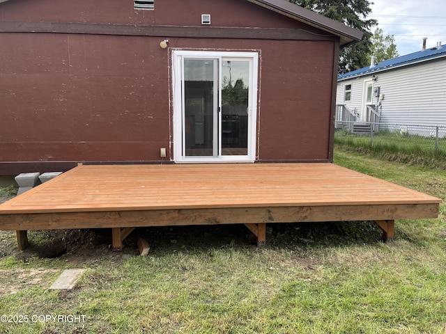 3624 E 16th Ave, Anchorage, AK 99508 - view of wooden terrace
