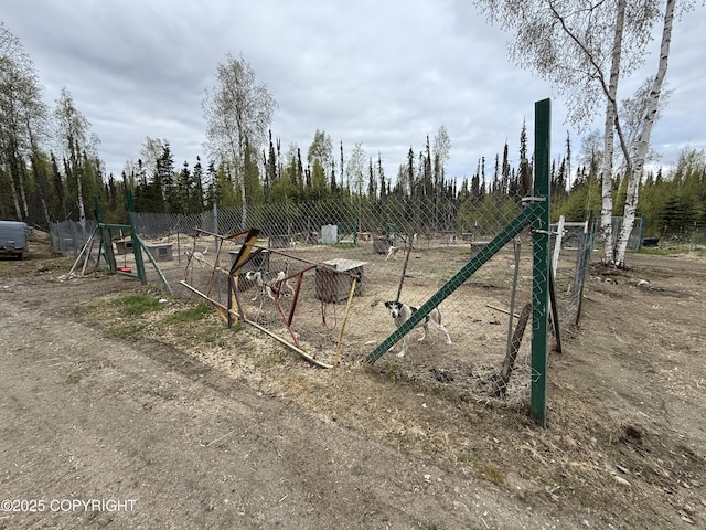 surrounding community featuring fence