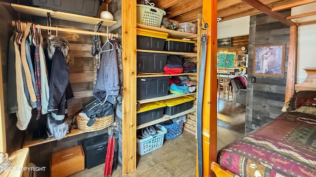 view of storage room