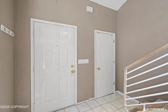 10321 Compass Cir, Anchorage, AK 99515 - entrance foyer with light tile patterned floors