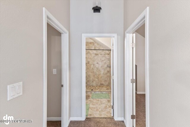 53578 Bell Ave, Nikiski/North Kenai, AK 99611 - hall featuring carpet floors and baseboards