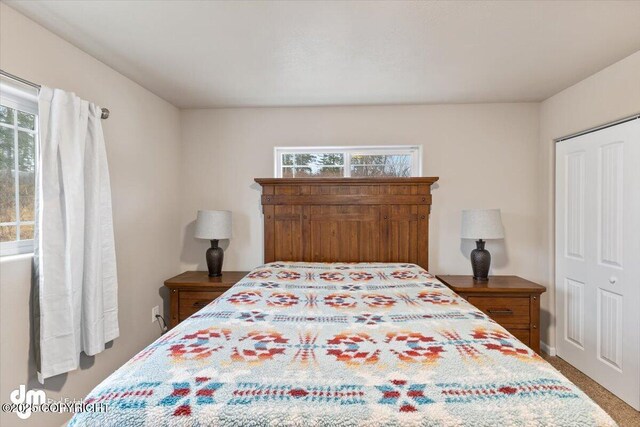 53578 Bell Ave, Nikiski/North Kenai, AK 99611 - carpeted bedroom featuring a closet