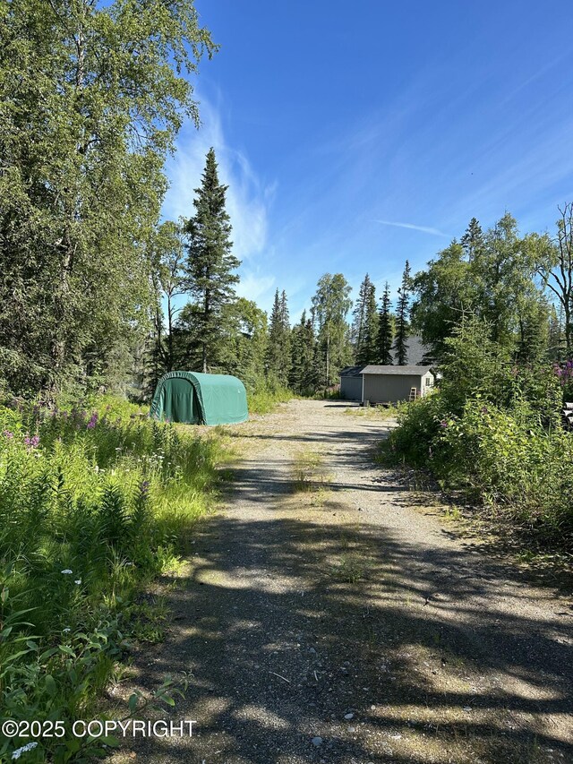 53578 Bell Ave, Nikiski/North Kenai, AK 99611 - view of dirt / gravel road