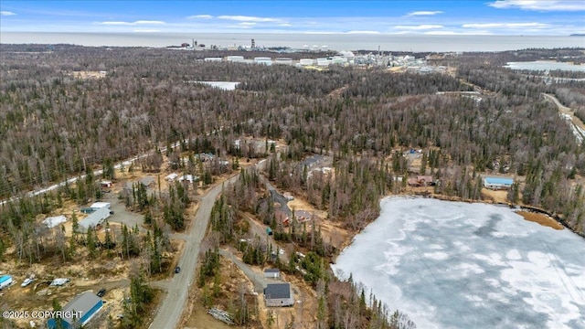 53578 Bell Ave, Nikiski/North Kenai, AK 99611 - aerial overview of property's location featuring a forest