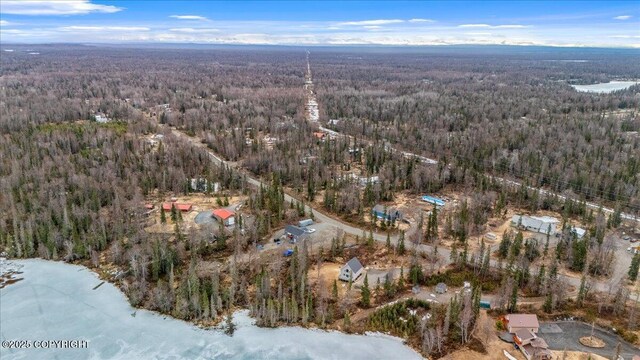 53578 Bell Ave, Nikiski/North Kenai, AK 99611 - aerial view of property and surrounding area with a forest