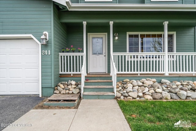 241 N Pasture Pl, Palmer, AK 99645 - view of exterior entry featuring covered porch