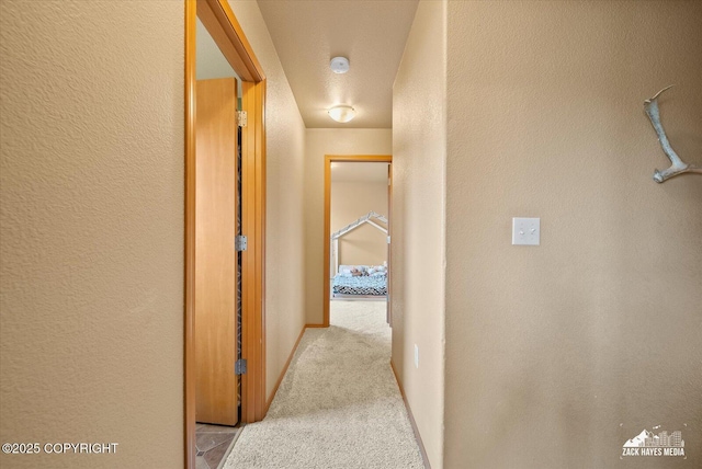 241 N Pasture Pl, Palmer, AK 99645 - hall featuring carpet floors and baseboards