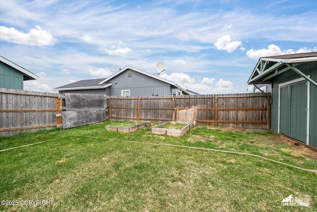 241 N Pasture Pl, Palmer, AK 99645 - view of yard with a garden