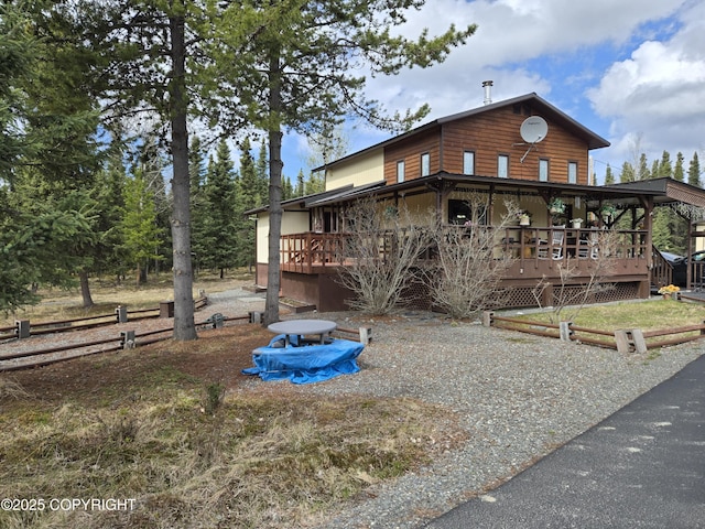 35515 King Salmon Ave, Soldotna, AK 99669 - view of home's exterior featuring a deck