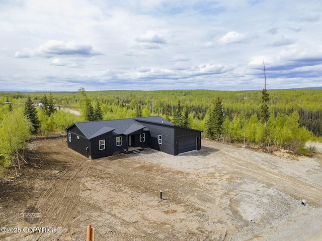 1866 S Rolling Hills St, Wasilla, AK 99623 - view of subject property with a forest