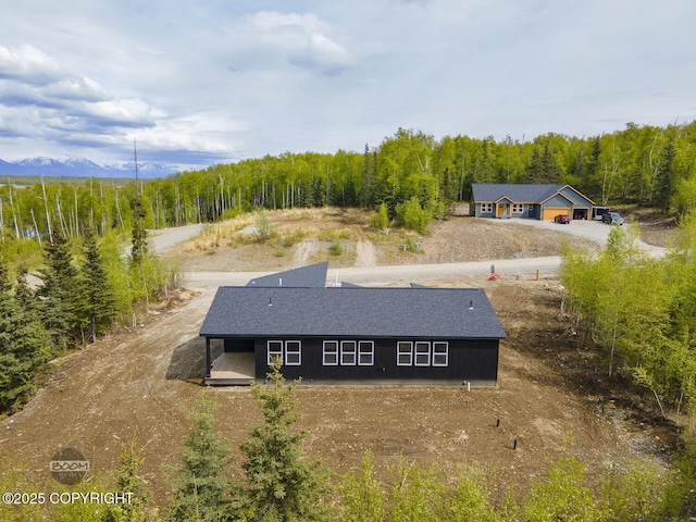 1866 S Rolling Hills St, Wasilla, AK 99623 - view of subject property with a forest