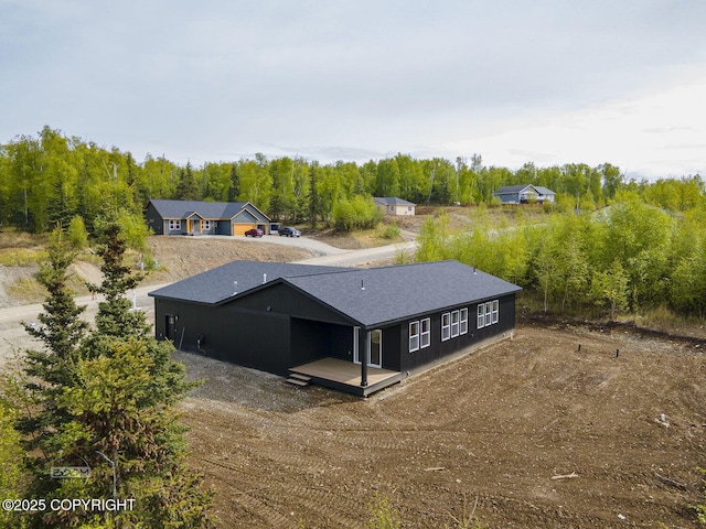 1866 S Rolling Hills St, Wasilla, AK 99623 - view from above of property featuring a forest