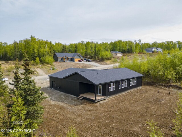 1866 S Rolling Hills St, Wasilla, AK 99623 - view from above of property featuring a forest