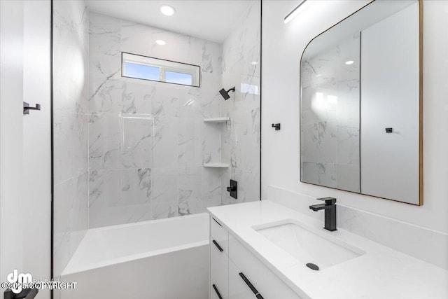 1866 S Rolling Hills St, Wasilla, AK 99623 - bathroom featuring vanity and  shower combination
