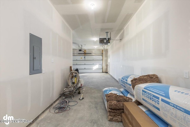 1866 S Rolling Hills St, Wasilla, AK 99623 - garage with electric panel and a garage door opener