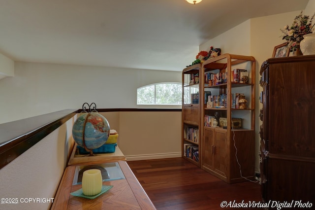 10885 Splendor Loop, Eagle River, AK 99577 - office space with dark wood-style flooring and baseboards