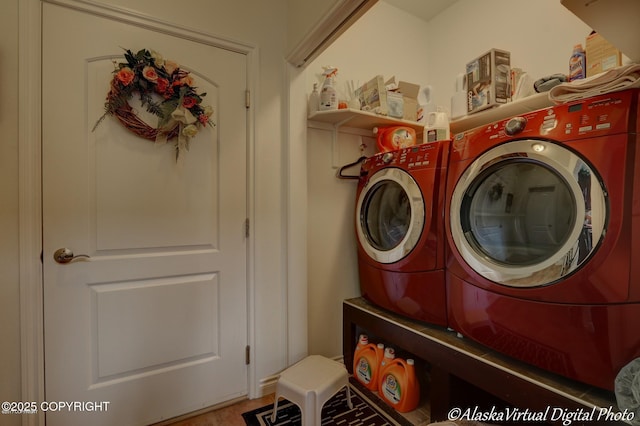 10885 Splendor Loop, Eagle River, AK 99577 - laundry area with independent washer and dryer