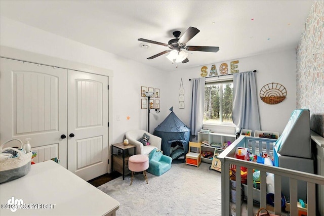 37638 Dutch Landing Loop, Sterling, AK 99672 - bedroom featuring a closet and a ceiling fan
