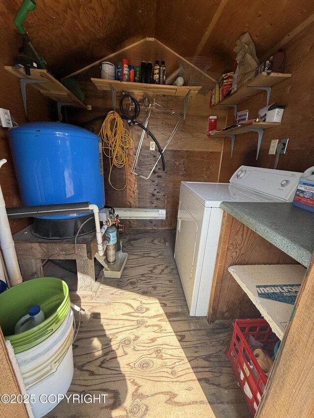 69290 Emily Ct, Ninilchik, AK 99556 - storage featuring independent washer and dryer