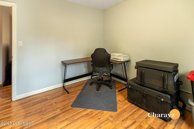 1147 Choctaw Rd, North Pole, AK 99705 - office space with wood finished floors and baseboards