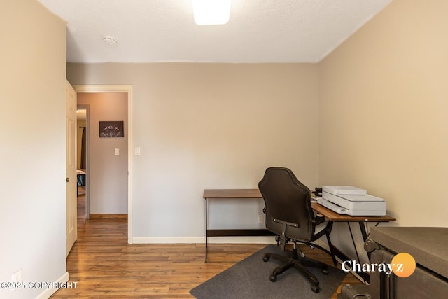 1147 Choctaw Rd, North Pole, AK 99705 - office with wood finished floors and baseboards