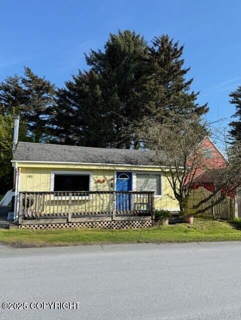 1411 Mission Rd, Kodiak, AK 99615 - view of single story home