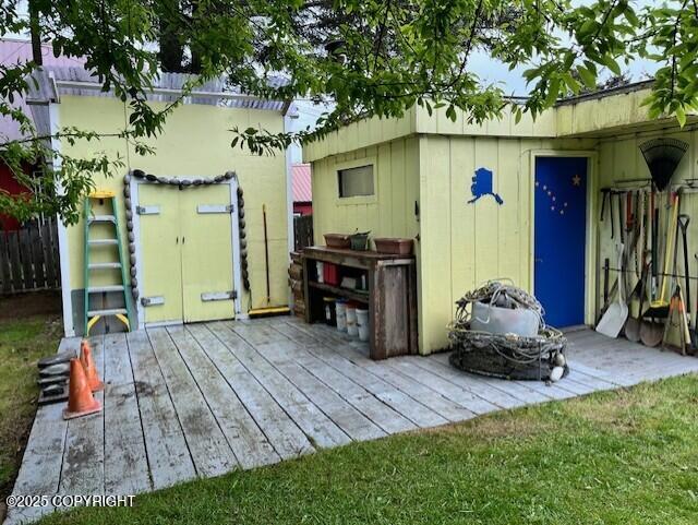 1411 Mission Rd, Kodiak, AK 99615 - view of outdoor structure