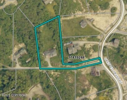 41293 Crested Crane St, Homer, AK 99603 - map / location featuring property boundaries highlighted